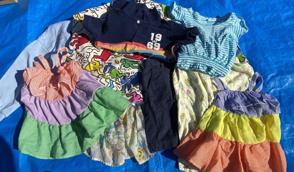 インド、バングラディシュへの荷物を梱包しました 写真 2