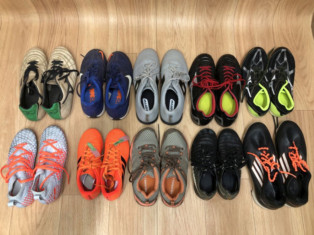 ザンビアに、サッカーシューズを発送しました 写真 4