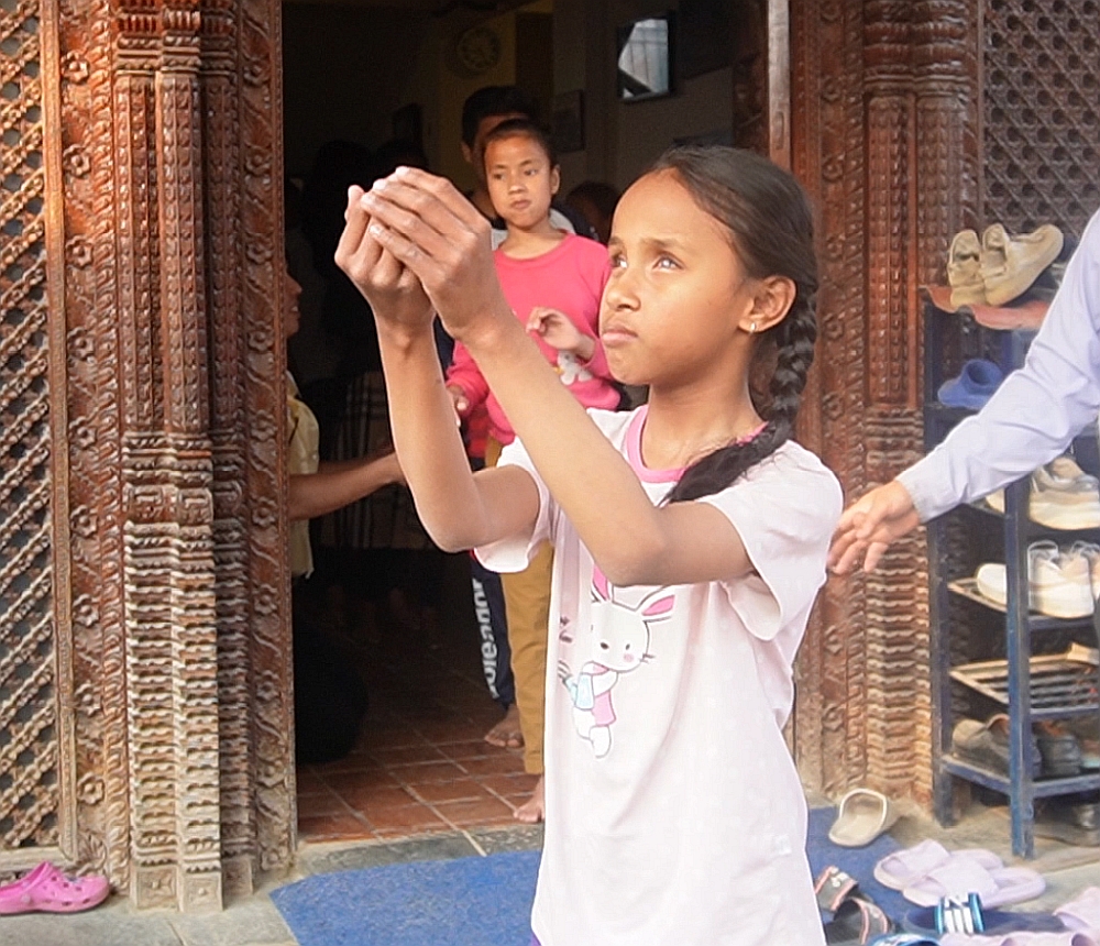 カトマンズ孤児院 日本の古着でファッションショー その5