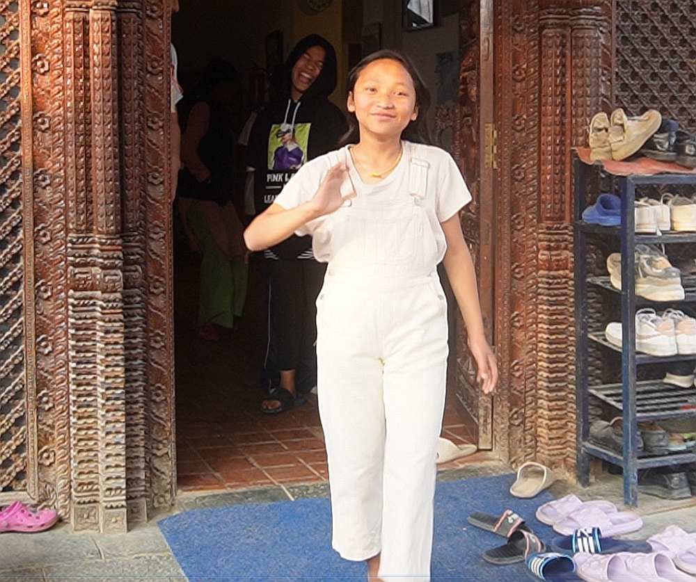 カトマンズ孤児院 日本の古着でファッションショー その７