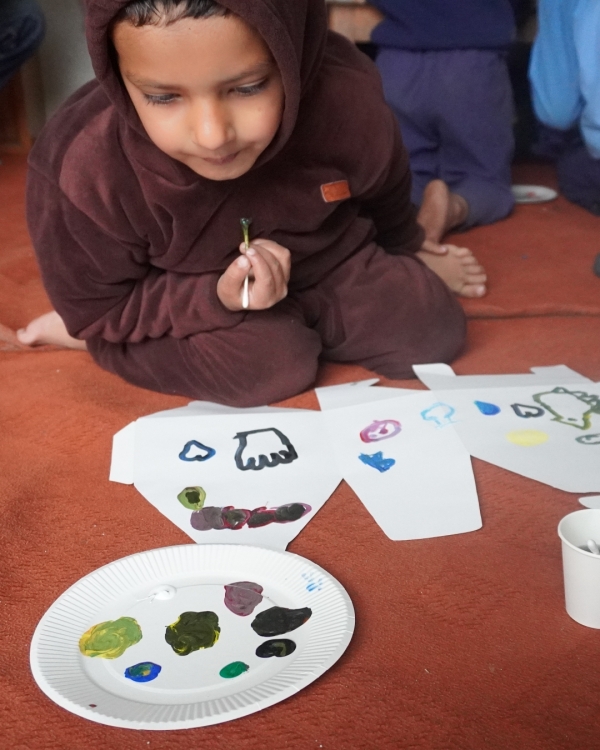 子供たちの描いた素敵な絵は、次のレポートでお見せしますね