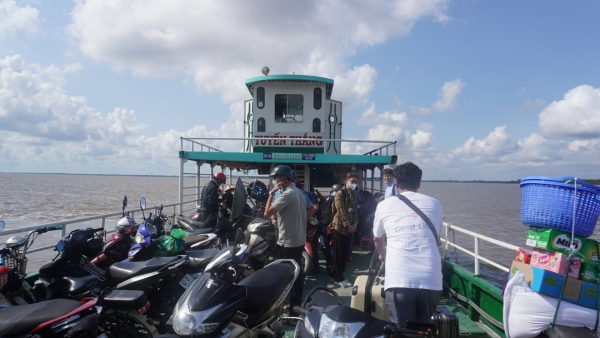 ベトナム　その２　メコンデルタの小学校への移動 写真 3