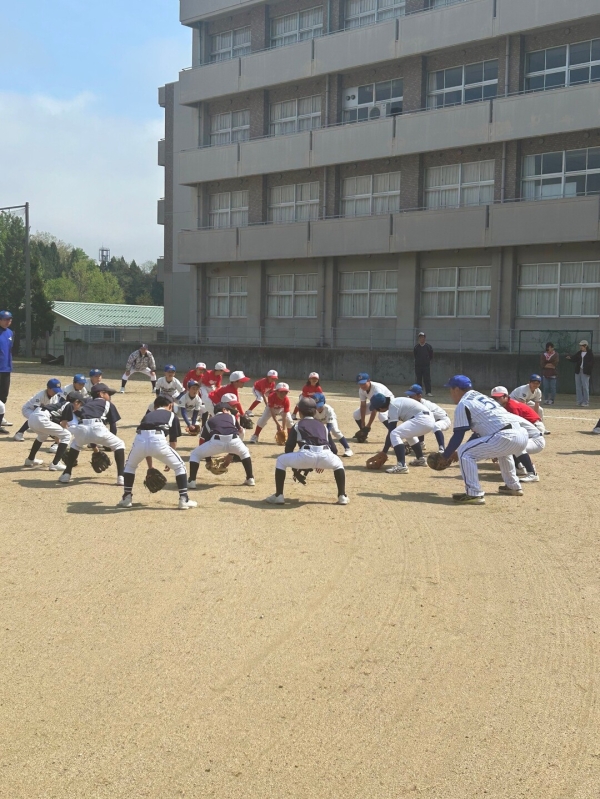 能登半島地震支援 野球教室 写真 2
