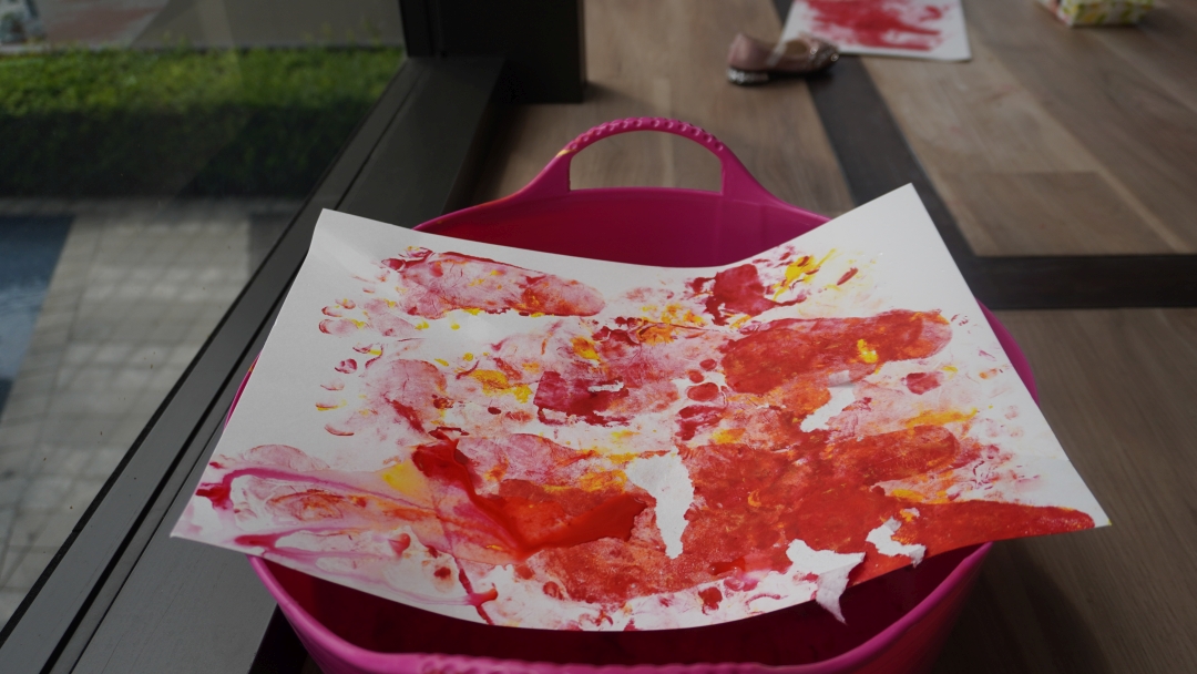 マレーシア子育てラボ　こうしてみると芸術のようですね