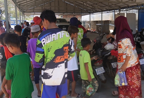 バイクで来られた人が多いです