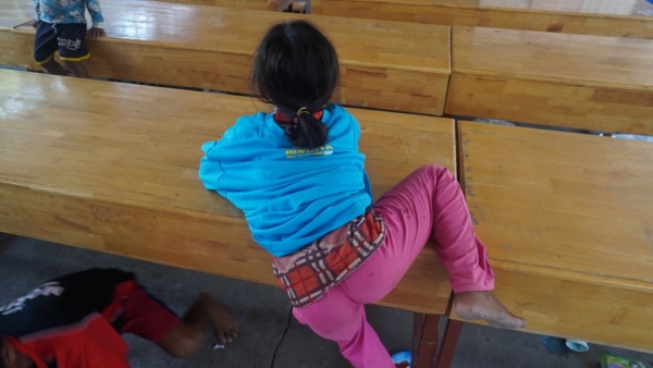 一緒に来ていた小さい妹さんです。