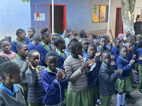 朝礼の子供達です。