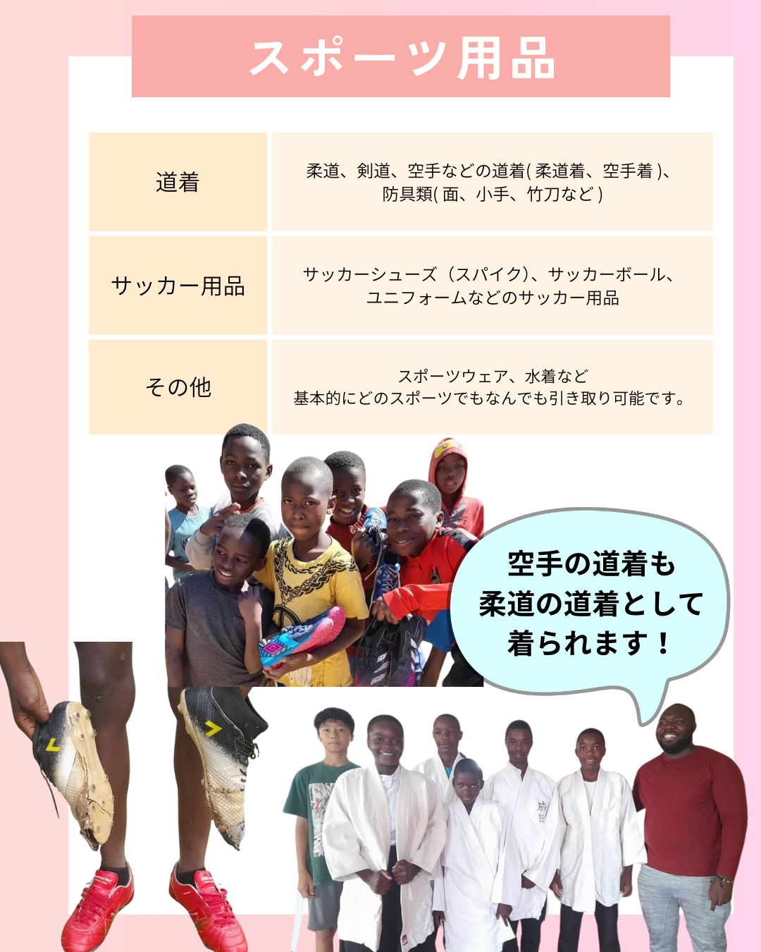 「寄付できるもの」の動画を公開しました。 写真 4