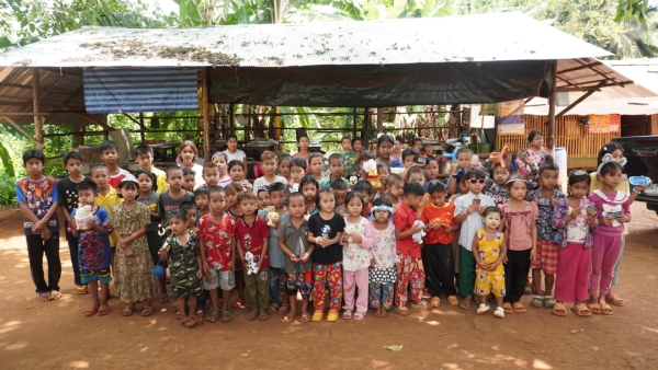 教室の様子です。壁はありません。