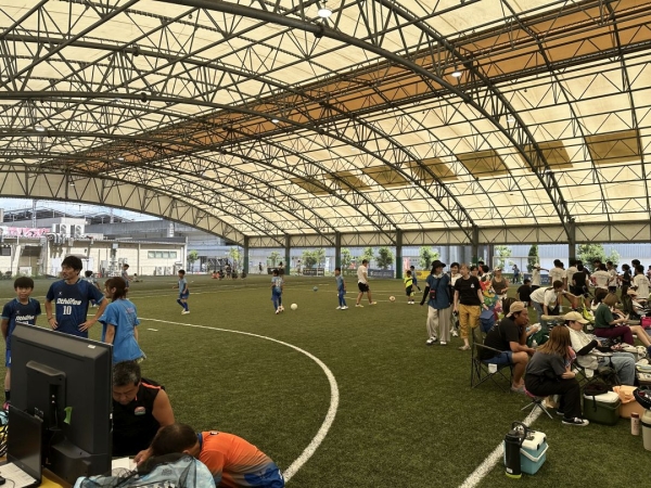 サッカー大会の様子