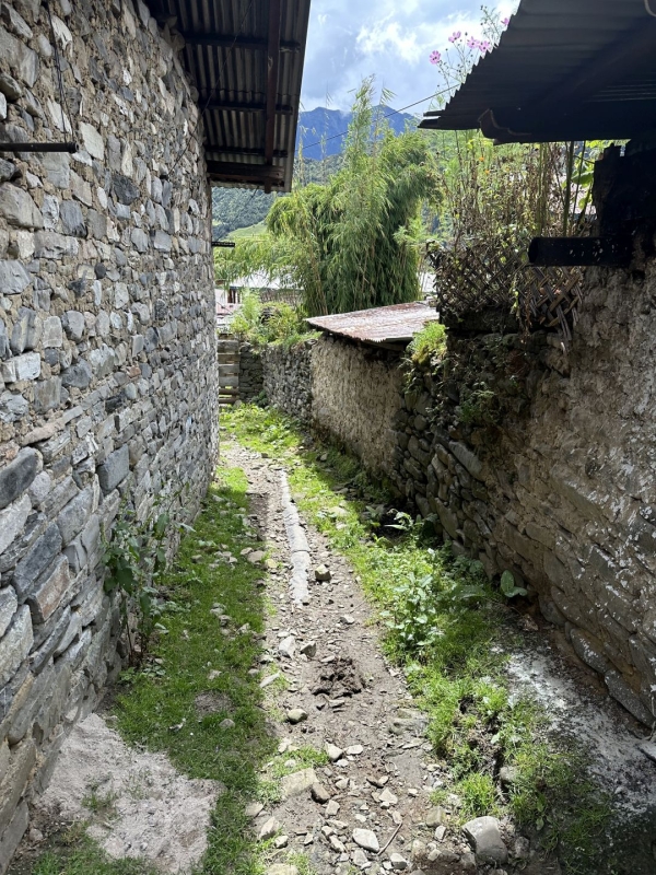 立派な石垣造りの家<br class=sp_only>各家庭には石垣があります。