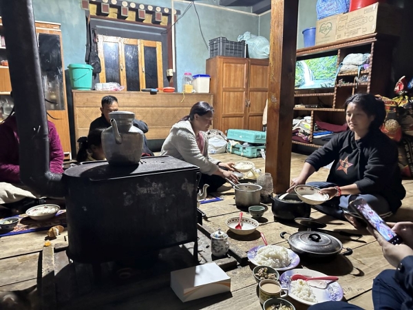 家族団らんの様子です