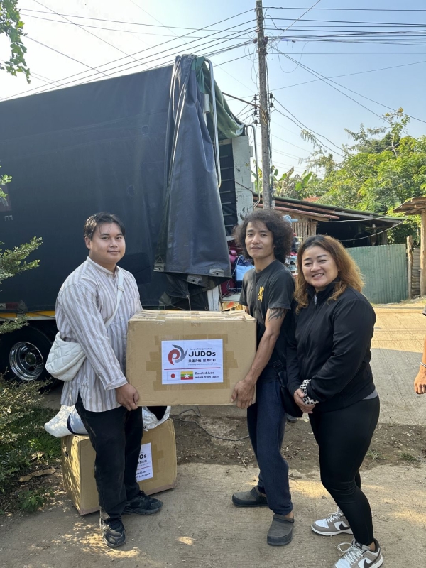 NBLCまで柔道着を取りに来てくれました。