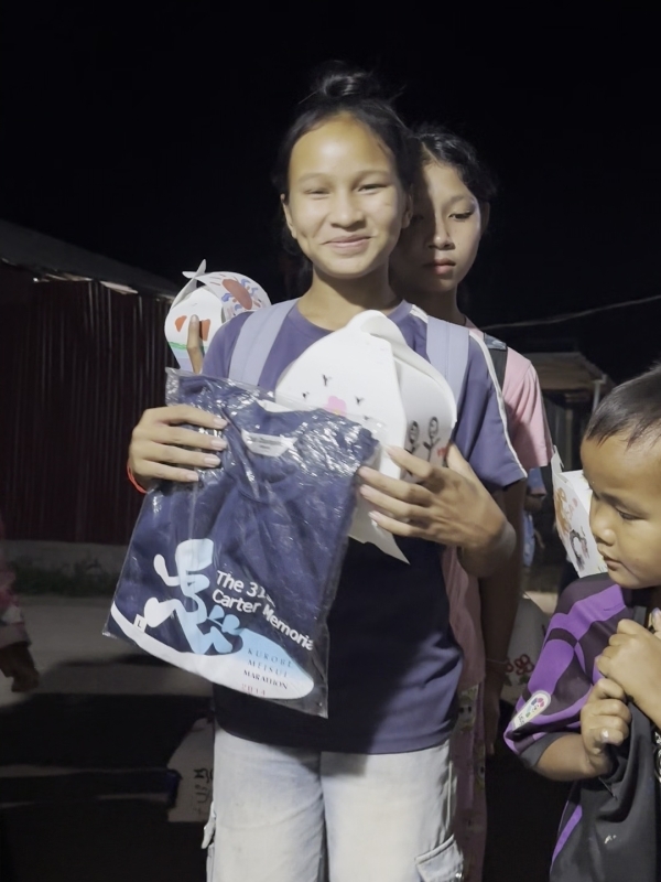 マラソン大会のTシャツです。質が良いので、重宝がられます