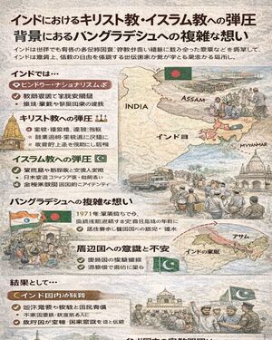 613 インドでの宗教問題とバングラディシュとの関係