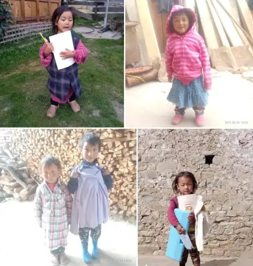 ブータンサクテン村の子供達