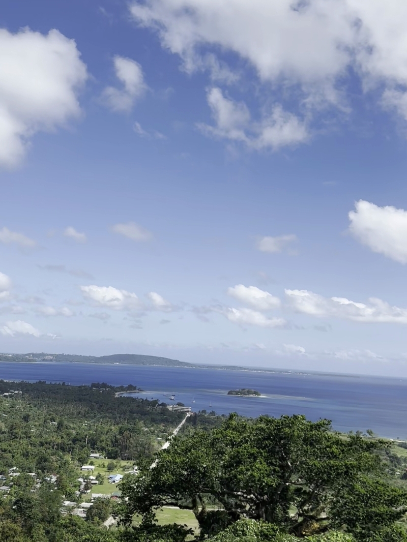 海と空と緑が映えるバヌアツの風景