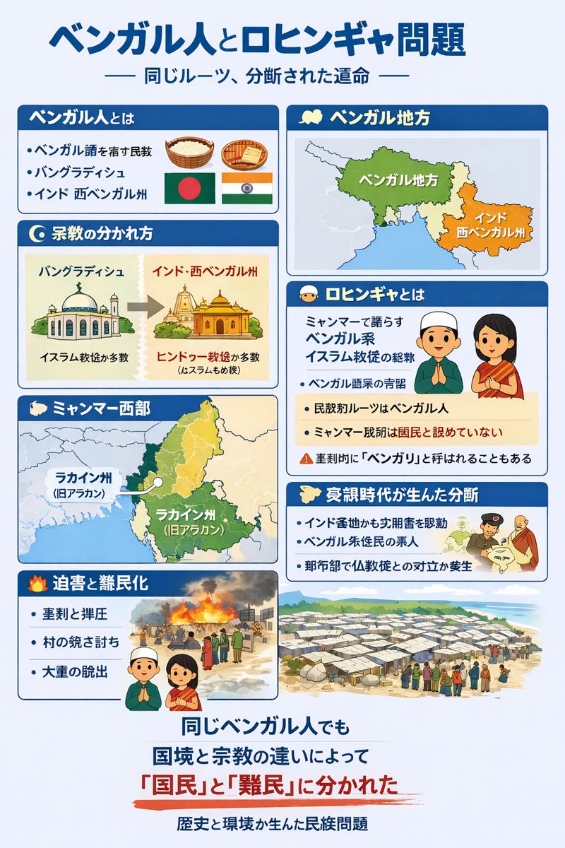 バングラディシュとロヒンギャ
