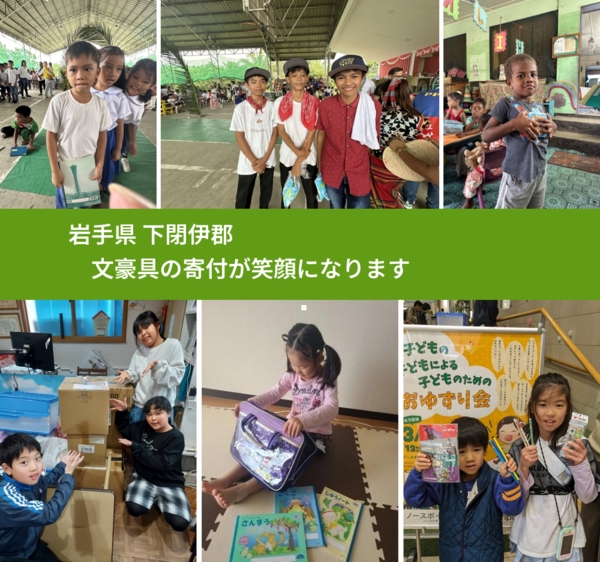 岩手県 下閉伊郡 で、安心しておもちゃを寄付できます。ワクチン募金にもなります