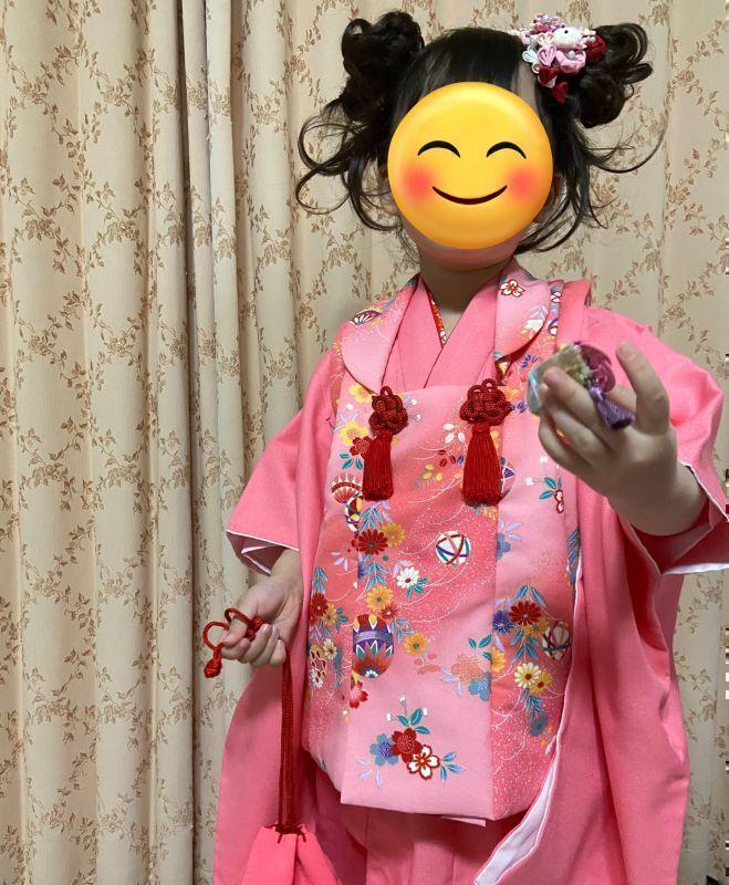 子供用着物セット ピンク
