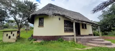 ザンビアの伝統的な家。この家はとても良い家です