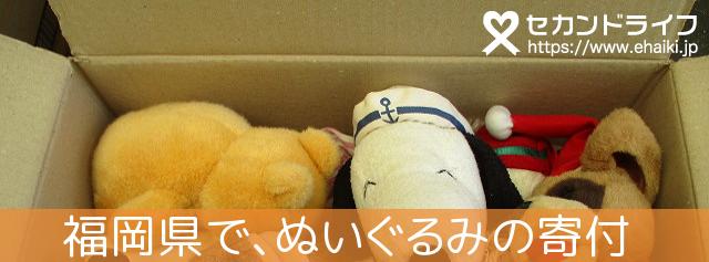 福岡県から、沢山のぬいぐるみが寄付されています